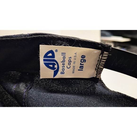 VINTAGE AJD BASEBALL CAPS US NAVY USS STARK FFG-31 SNAPBACK CAP HAT MADE IN USA - Picture 5 of 7